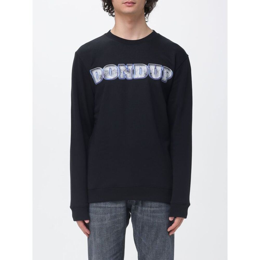 Dondup Men Cotton Crew Neck Sweatshirt With Logo Dondup